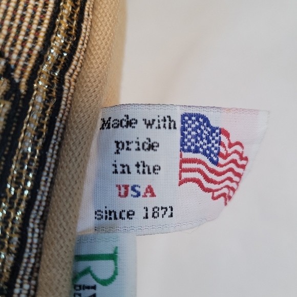 Riverdale Winter Scene Deer Tapestry Throw Pillow 16x12 - Picture 10 of 13